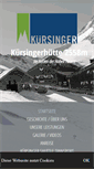 Mobile Screenshot of kuersinger.at